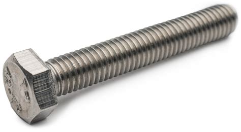 Болт 12х50 шестигр/гол. полная резьба DIN 933(нерж.)