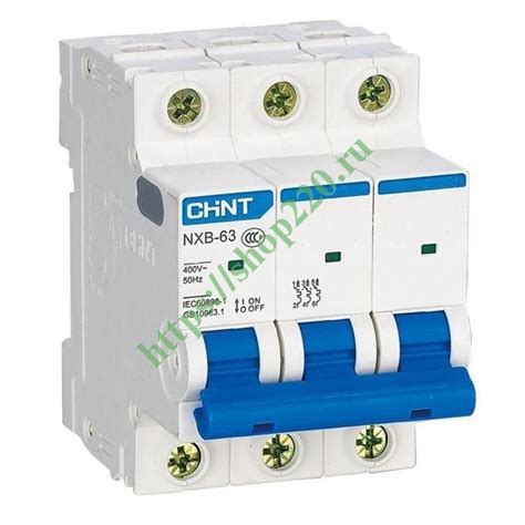 Выкл.авт. мод.3п С 16А 4.5кА NXB-63S GHINT 296827