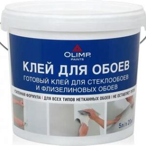 Клей д/стеклообоев -30С 5л OLIMP 27945 dekart