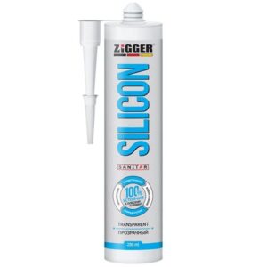 Герметик силиконовый "ZIGGER SANITAR" бесцв. 280мл. 02-02-29 698