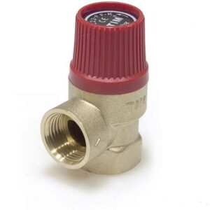 Клапан предохранительный красный колпачок 3 бар 1/2"г-г (BL22FF-K-3) 135950 0192704