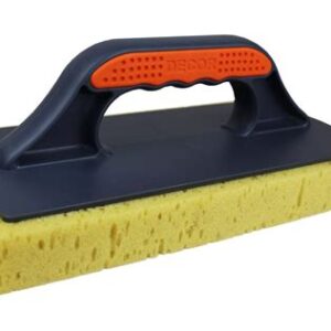 Терка Decor крупнопористый бежевый поролон 280х140мм 1/5 670-004