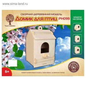 Сборная деревянная модель "Скворечник-2" 4589081