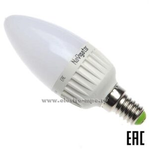 Лампа Navigator LED С37 7w/4К Е14 Dimm 61380