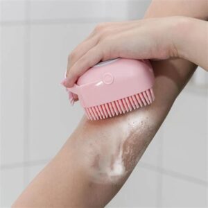 Мочалка силиконовая с ёмкостью для мыла 6979641