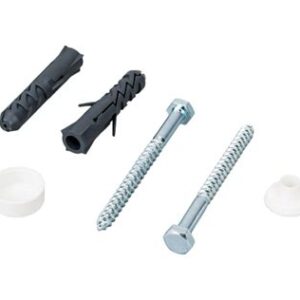 Крепеж унитаза к полу белый