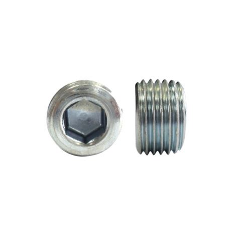 Пробка резьбовая конич. с внутр/шестигр. DIN906 А2 M 8X1