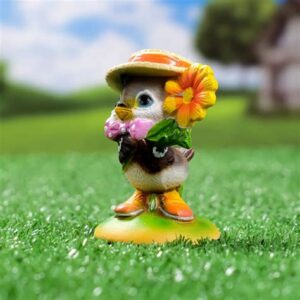 Фигура садовая "Воробей с цветочком" 775113