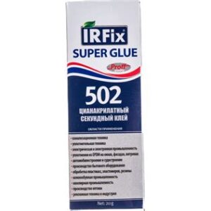 Клей цианоакрилатный 20гр IRFix СА-550  20087 (3034)