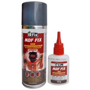 Клей IRFix MDF FIX 2-комп. 200мл+50гр для твердых поверхностей 20250