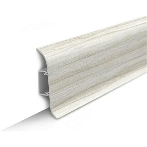 Плинтус напольный К70- 267 Клен белый ИДЕАЛ 1021459