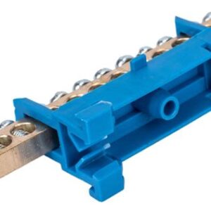 Шина N нулевая с/изолятор.тип "Стойка" на DIN-рейку 6х9мм 15групп REXANT 112356