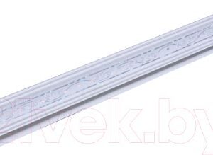 Плинтус ПВХ потолочный Серебро Волна Stella