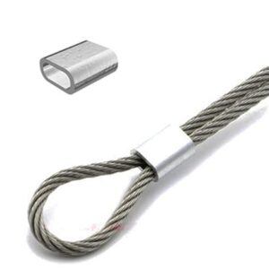 Зажим троса алюмин. 5 мм 320414