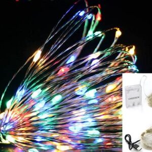 Гирлянда "Нить" 10м роса