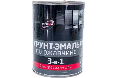 Грунт-эмаль быстросохн. "Optima" 3 в 1шоколадная 0