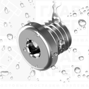 Пробка резьб.цил.с внутр/шестигр. М 16х1