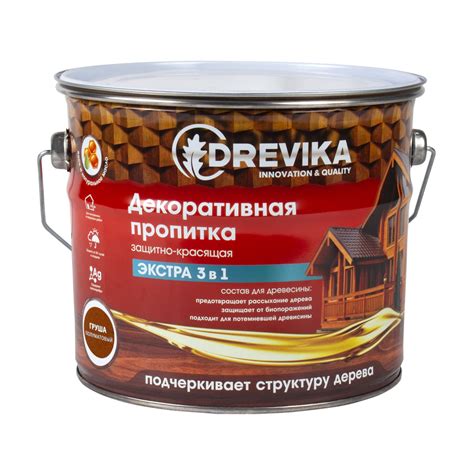 Пропитка декор."ЭКСТРА" 3в1 ГРУША 3л "DREVIKA" 255376