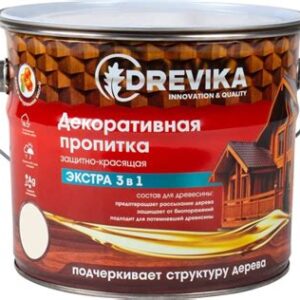 Пропитка декор."ЭКСТРА" 3в1 КАЛУЖНИЦА 3л "DREVIKA" 255379