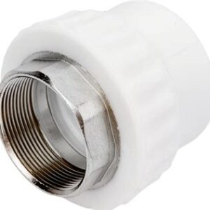 Муфта комб. с/вн.резьбой 63х2" под ключ белая 554690