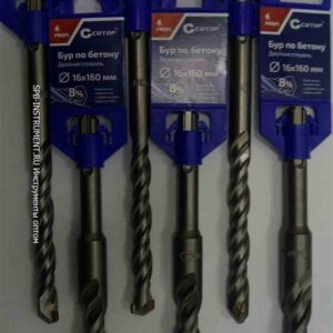 Бур по бетону Profi SDS- Plus 18х310 мм двойная резьба  CUTOP 40-18310