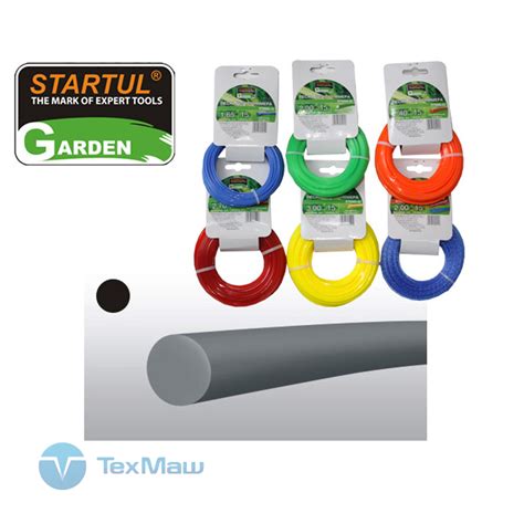 Леска ф 2.4мм х15м кругл. сеч. STARTUL GARDEN 6053-24