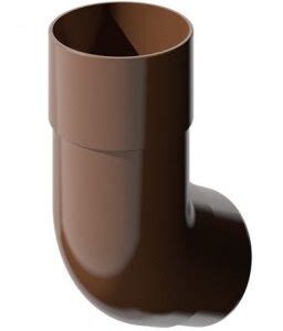 Колено трубы 135* коричневый  ОПТИМА 5731