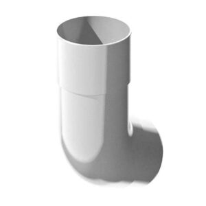 Колено трубы 108* белый  ПВХ 0408