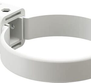 Хомут трубы универсал. L=180 белый  ПВХ 0577