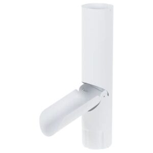 Отвод для сбора воды белый ПВХ 5612