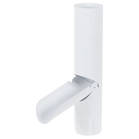 Отвод для сбора воды белый ПВХ 5612