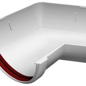 Угол желоба 135* белый  ПВХ 5615