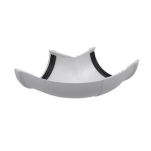 Угол желоба регулируемый 90*-150* белый  ПВХ 5616