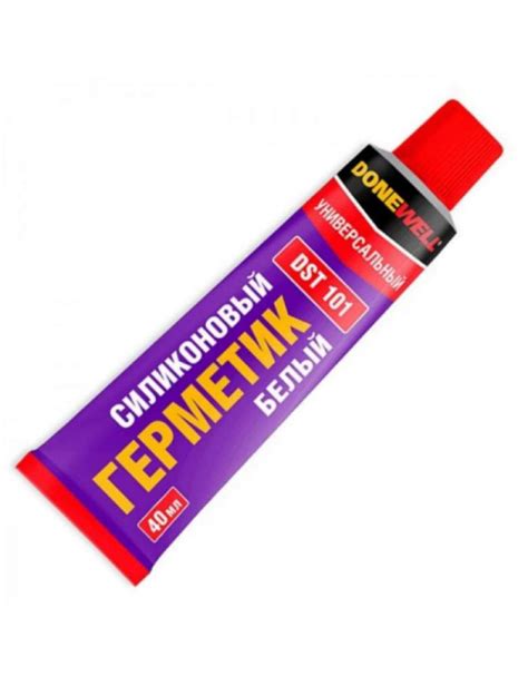 Герметик силиконовый "DONEWELL" универс.белый 40мл. DSТ101