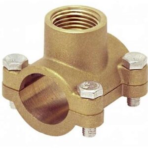 Водоотвод (врезка) 1"г*3/4"г*1"г латунный  ST434