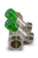 Коллектор регулирующий под 45* 3/4"г/шх16ц-5вых.