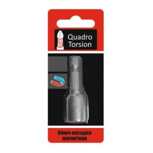 Ключ-насадка (бита) магнитная 6х48мм Quadro Torsion 400006