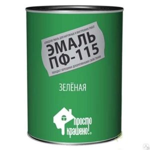 Эмаль ПФ-115 "Colorika" ярко-зеленая 6