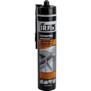 Герметик для кровли и водостоков 310мл нейтр.коричневый IRFIX  20055