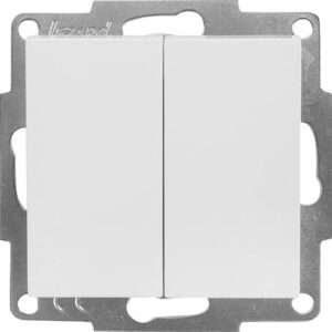 Выключатель 2-кл титан Lezard VESNA 3788-101 66779