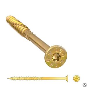 Шуруп конструкционный д/дер. с потай.гол. 4