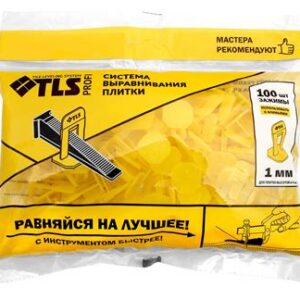 Система выравнивания плитки (зажим 3мм  100ш) "TLS-Profi" (TLS12019) 0792