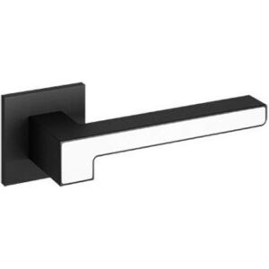 Ручки дверные Code Deco Slim H-30120-A-BLM/W