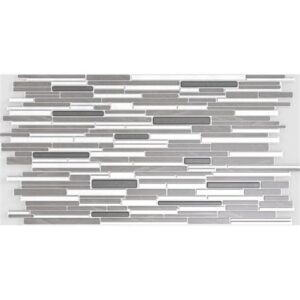 Панель стеновая декорат. ПВХ Грейс 600х1000 Камень Графит