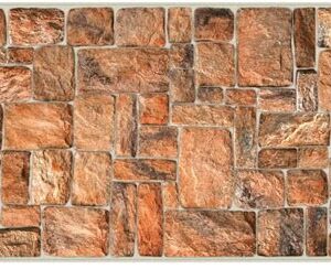 Панель стеновая декорат. ПВХ Грейс 600х1000 Камень Красный Мрамор Россо