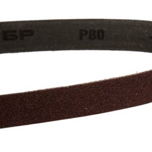 Лента шлифовальная 25х762мм Р80 (3шт.) ЗУБР МАСТЕР 35547-080