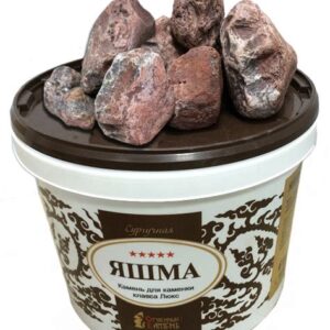 Камень для бани "Яшма " галтованный (ведро) 10кг)