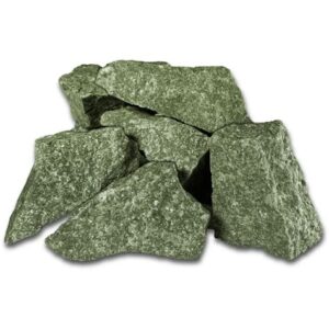 Камень для бани "Жадеит " колотый (коробка10кг)