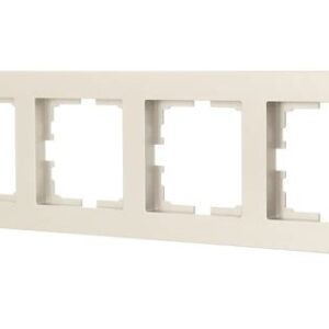 Рамка 4-м горизонт. графит Vesna Lezard 742-3400-149