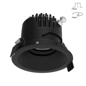 Светильник 2512/2ВК 20х21см 12Вт (черный) 7311206